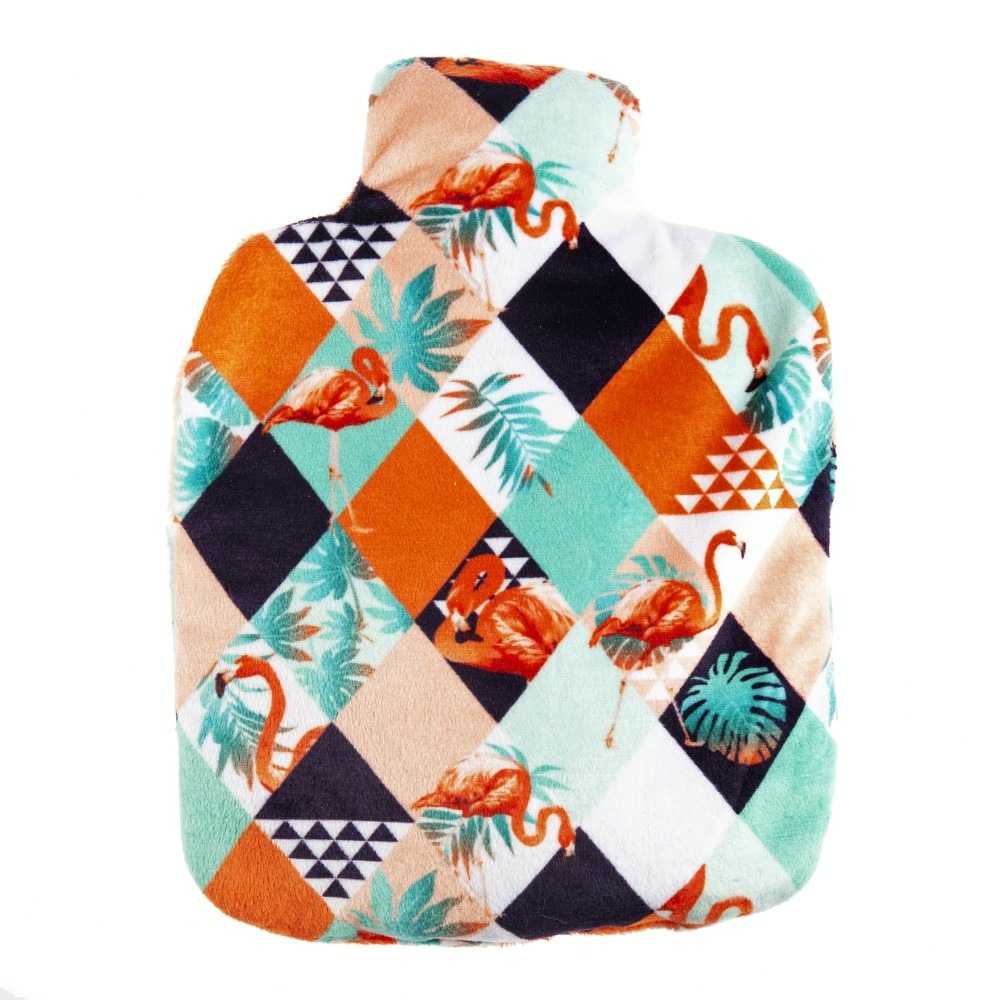 Bouillotte micro-ondes géométrique