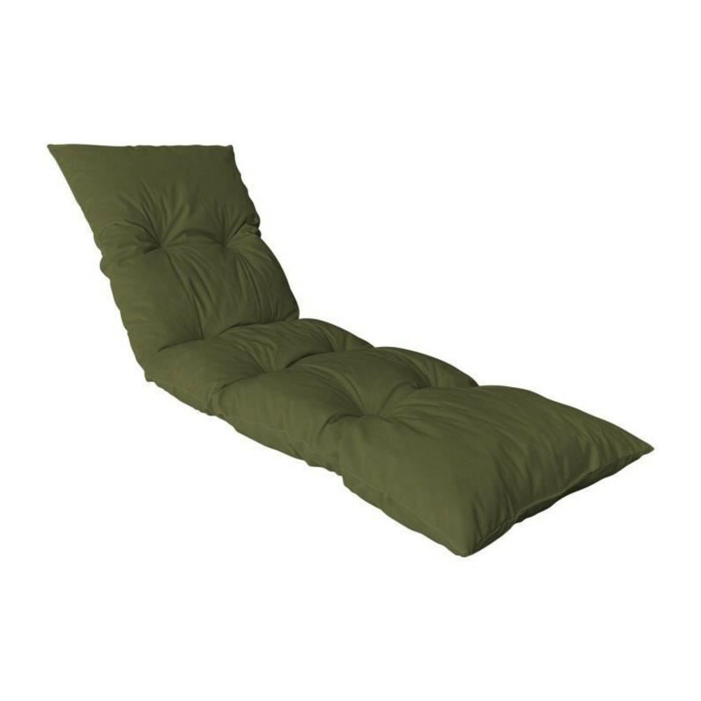Coussin bain de soleil - jardin prive - flocons - algue