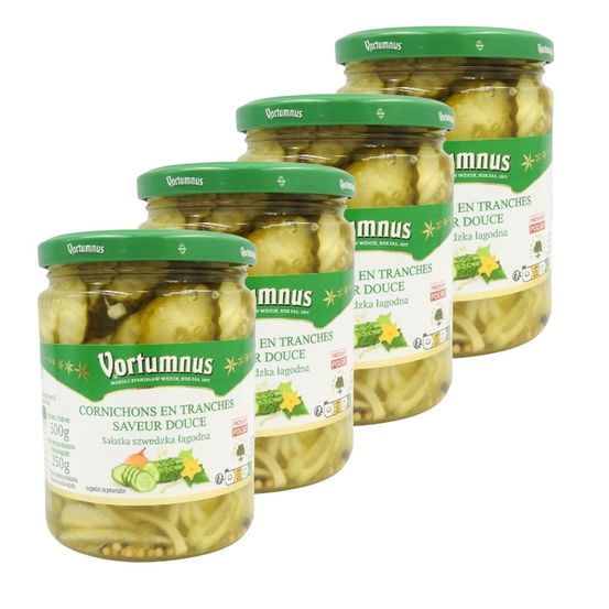 Cornichons aigres-doux en tranches - vortumnus