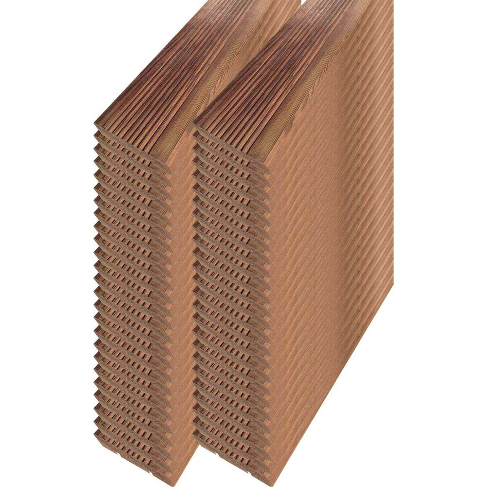 Lame de terrasse striée en pin sylvestre 250 x 16. 5 cm premium (lot de 50) 20. 5