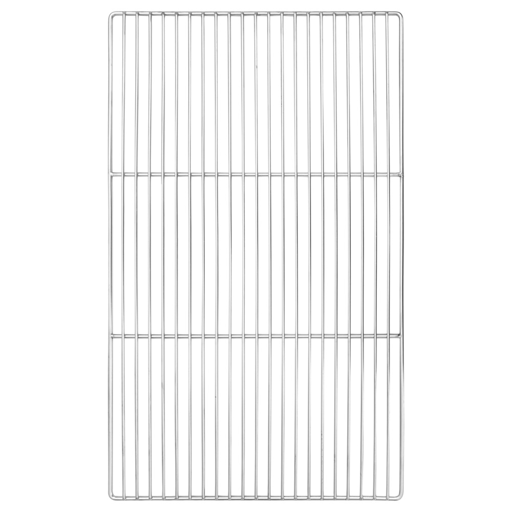 Grille de barbecue avec poignées rectangulaires 67x40 cm en inox 304