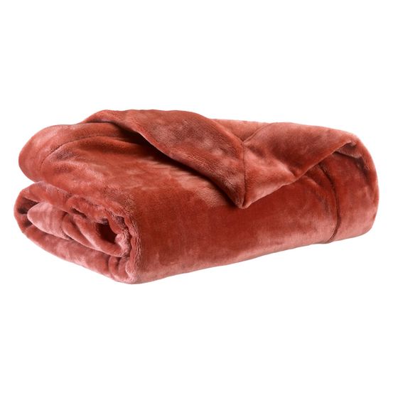 Plaid tender sienne 150 x 200 cm