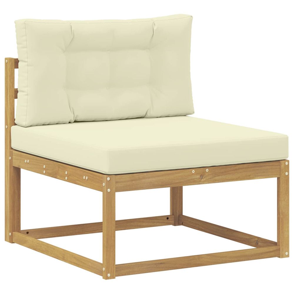 Sofa de milieu extérieur polyester blanc