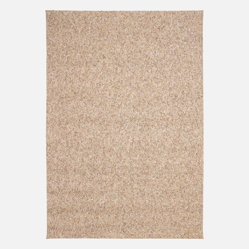 Tapis intérieur bouclette caramel effet chiné