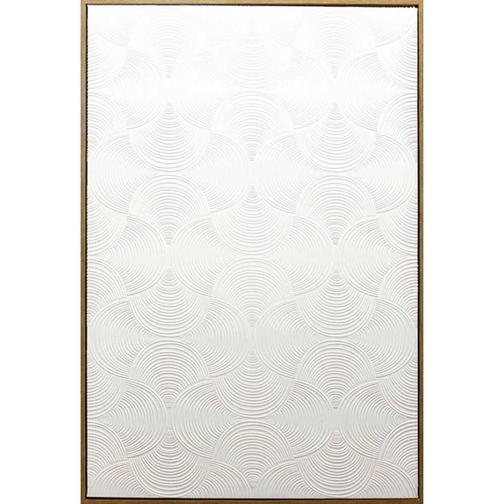 Toile 3d marilou blanc 116x75cm