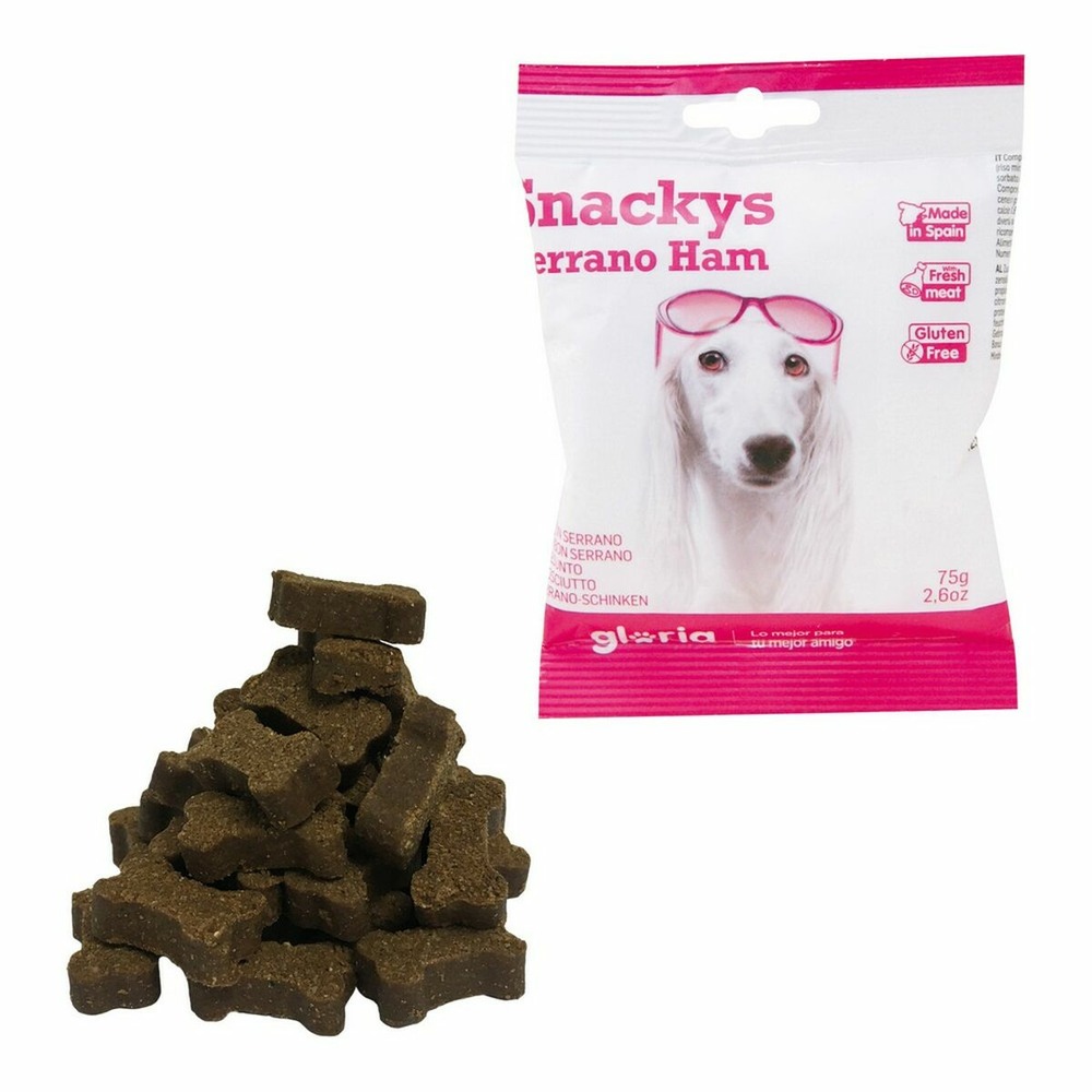Snack pour chiens gloria jambon (30 x 75 g)