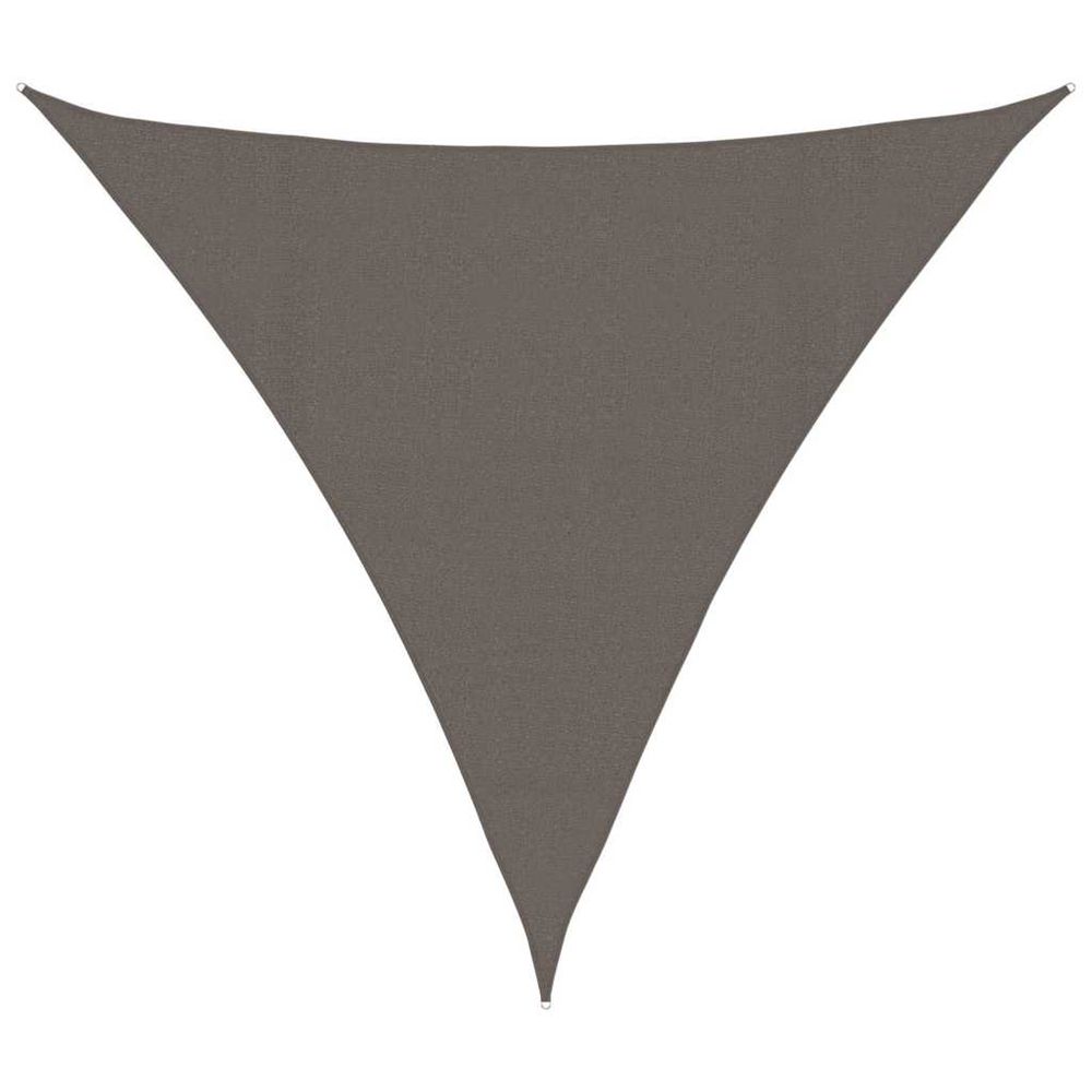 Voile d'ombrage 160 g/m² anthracite 4x4x4 m pehd