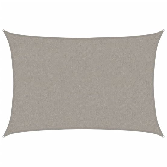 Voile d'ombrage 160 g/m² rectangulaire gris clair 2x3 m pehd