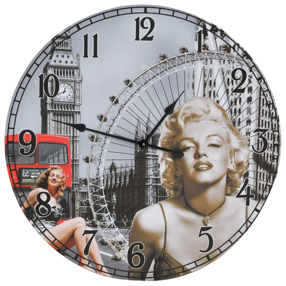 Horloge murale vintage 60 cm