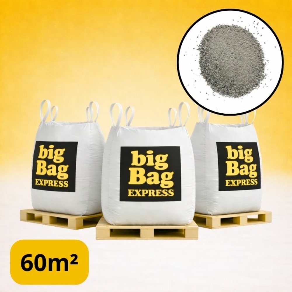 Pack 3 x big bag de +/- 1,5t ≃ 60m² sable stabilisé gris pour terrain de pétanque ø 0/6 mm - livraison premium