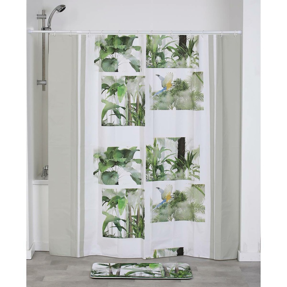 Rideau de douche peva 180x180 cm - oasis