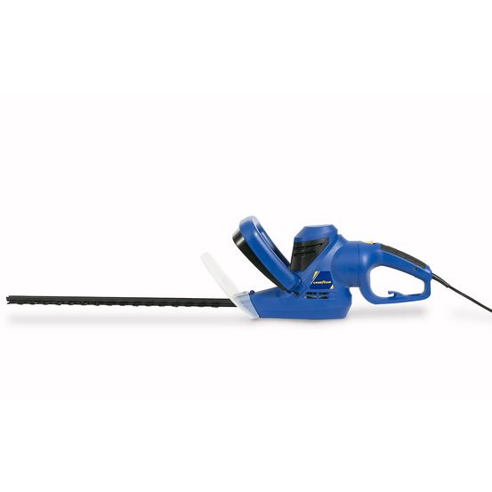 Taille-haies électrique 450 w poignée rotative 90° guide 50 cm goodyear