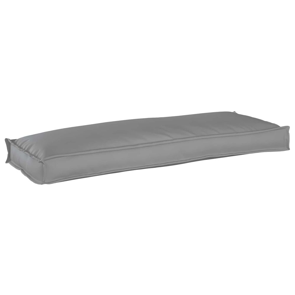 Coussin gris 110 x 40 x 8 cm tissu oxford