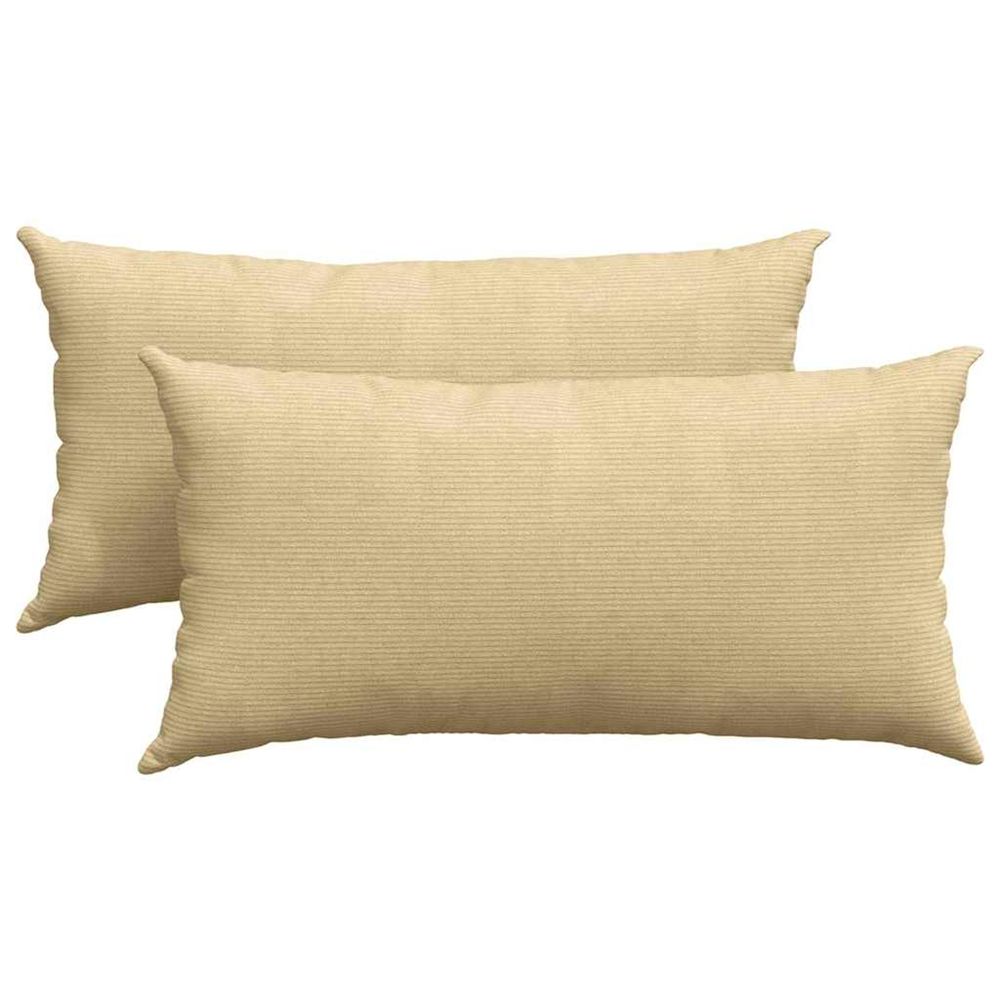 Coussins de canapé 2 pcs vert gris 80 x 40 cm