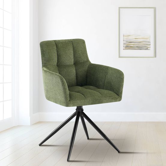 Chaise de salle à manger tissu jonah