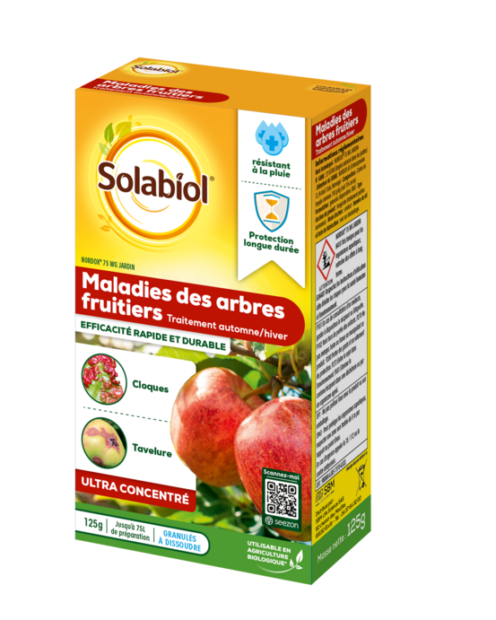 Sonord125 - maladies des arbres fruitiers - 125g - lutte contre mildou, bactériose