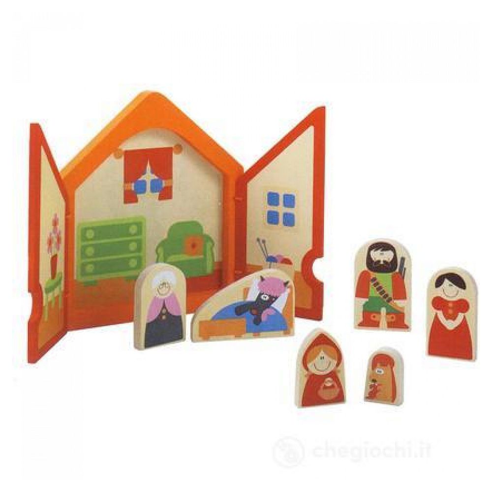 Puzzle théâtre bois / personnages