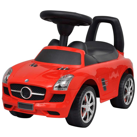 Voiture à pousser par pieds pour enfants rouge