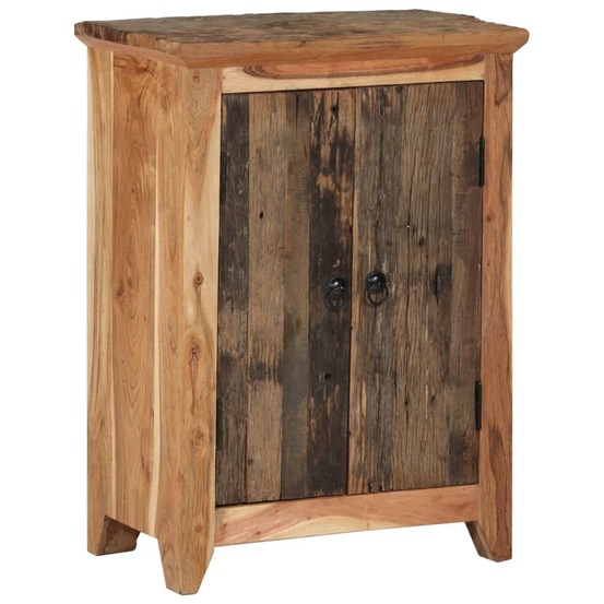 Buffet bahut commode armoire meuble de rangement organisateur cuisine salle de séjour salon 55 x 33 x 75 cm bois massif d'aca