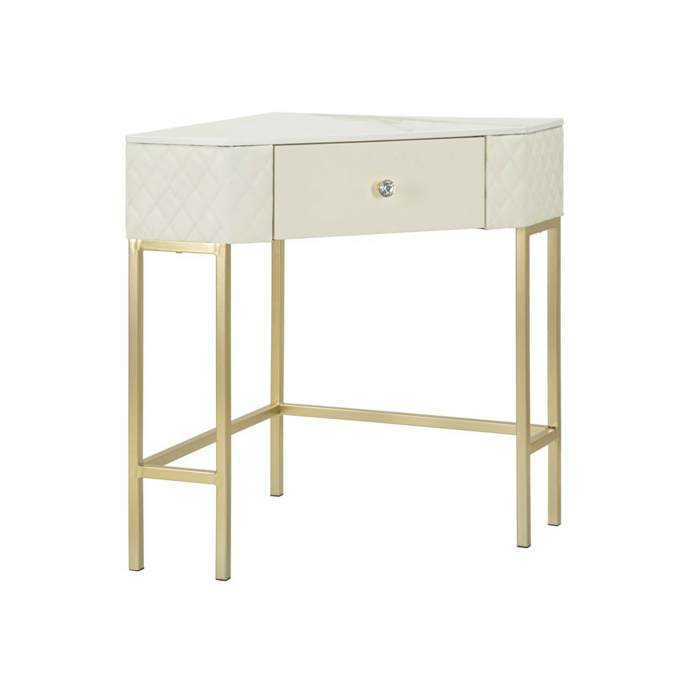 Console d'angle effet marbre 
