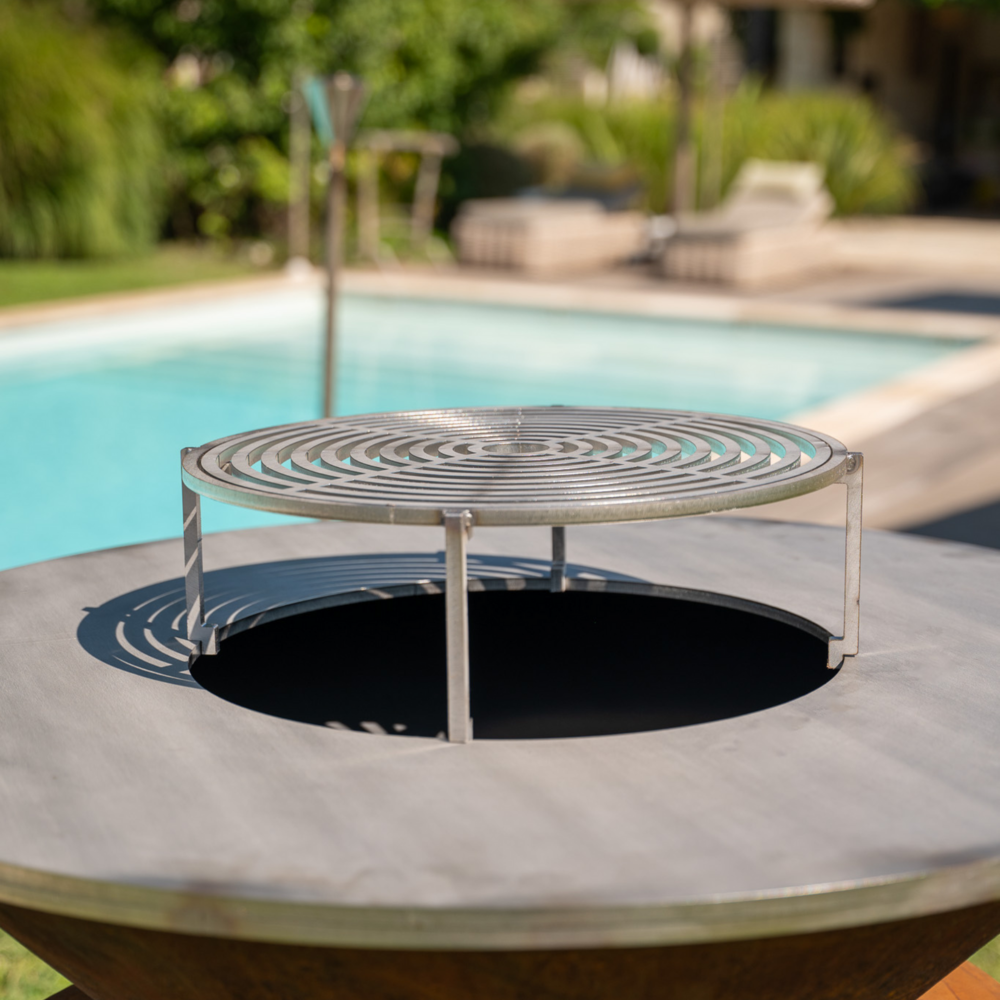 Firten grille inox pour brasero 120 cm