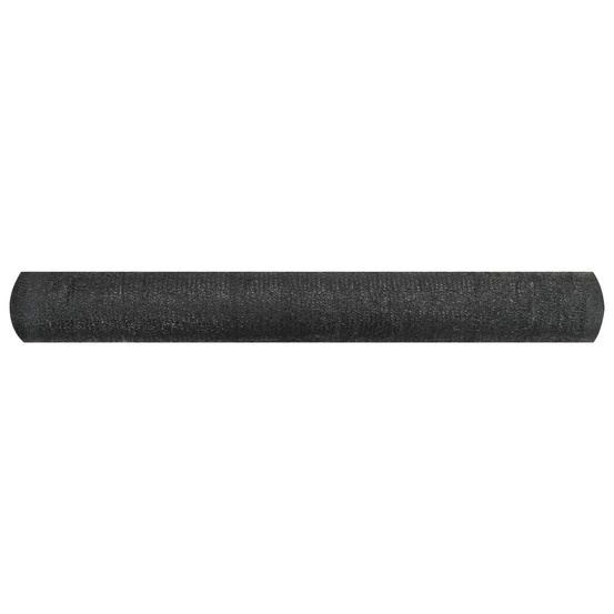 Filet brise-vue noir 1x25 m pehd 150 g/m²