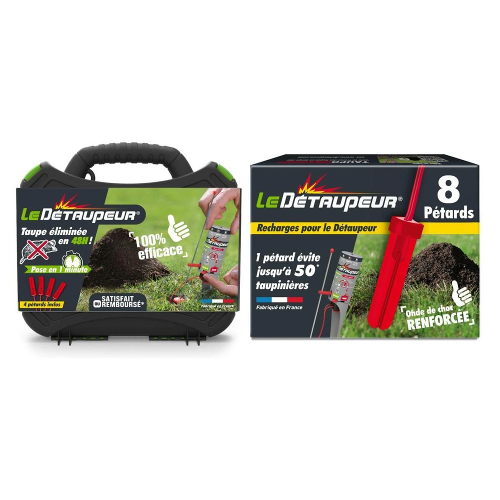 Détaupeur avec recharges x12 : lutte contre les nuisibles en toute sécurité