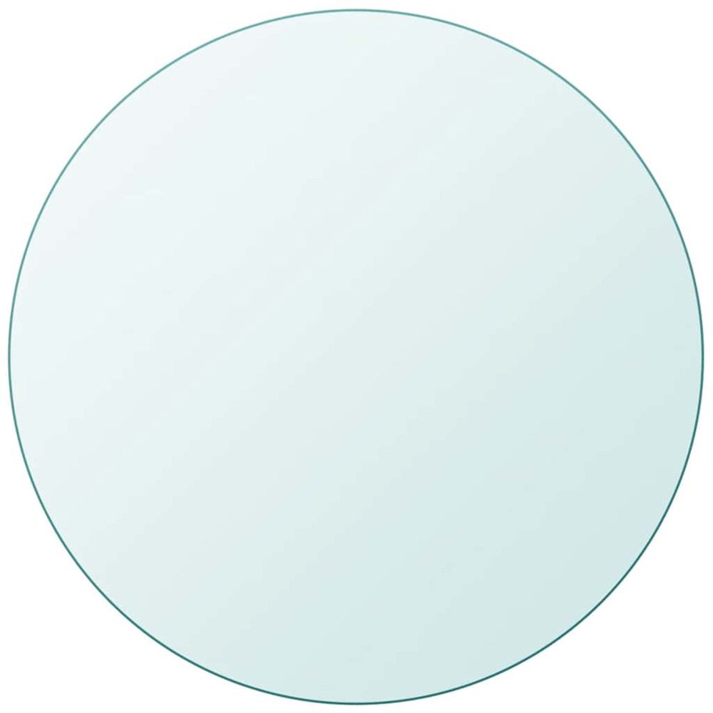 Dessus de table ronde en verre trempé 400 mm