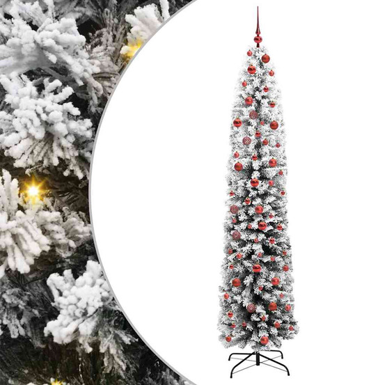 Sapin de noël artificiel vert 210 cm pvc et acier et plastique