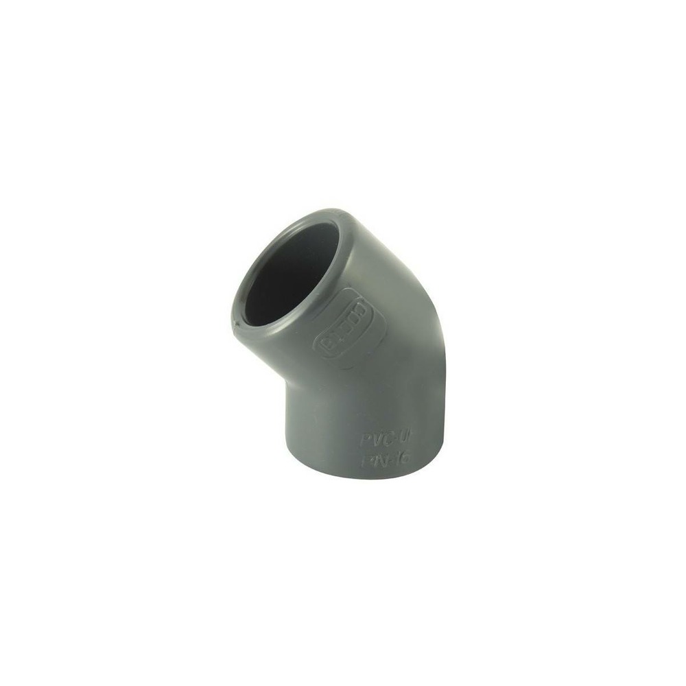 Coude pvc 45° f/f à coller - 16mm
