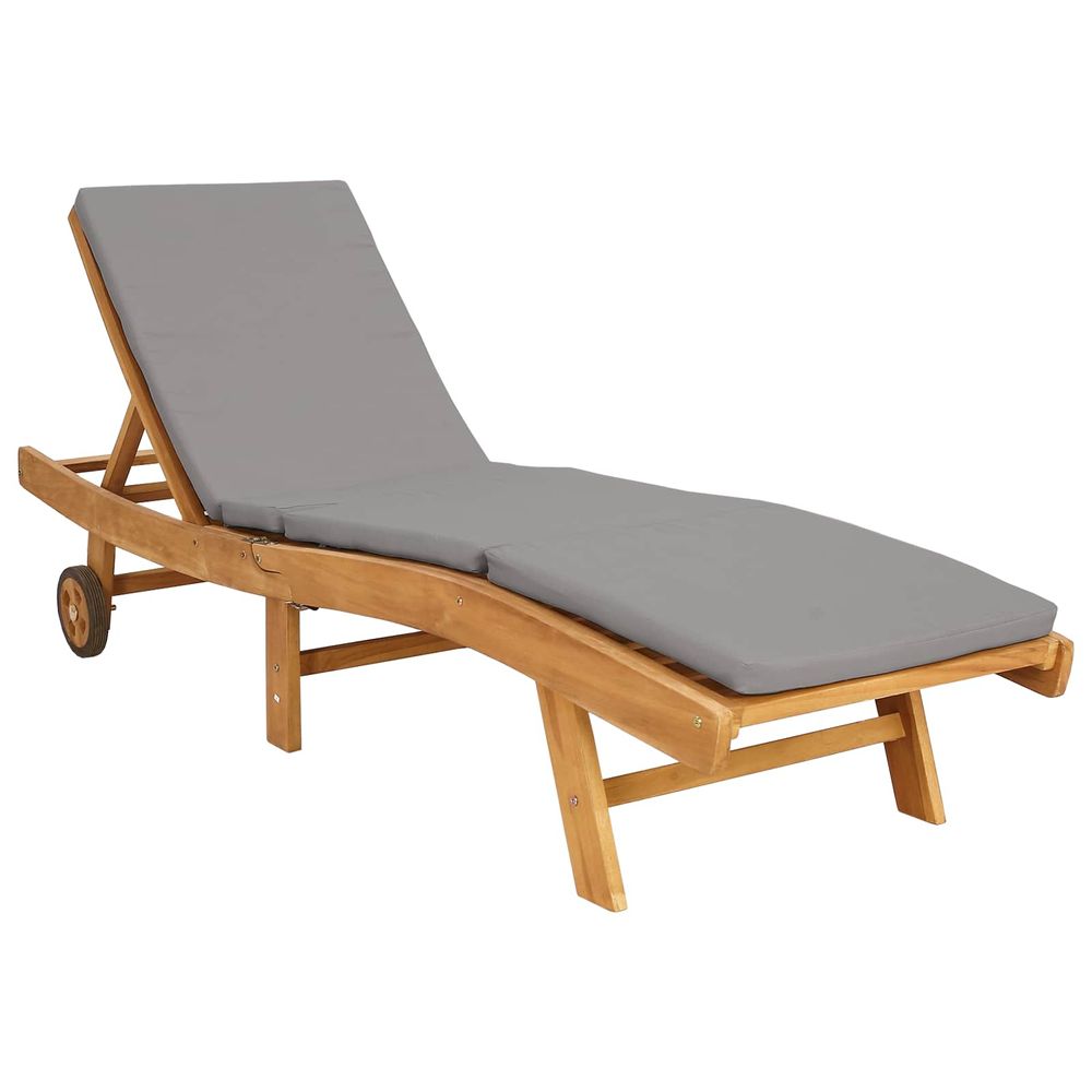 Transat polyester marron et gris clair
