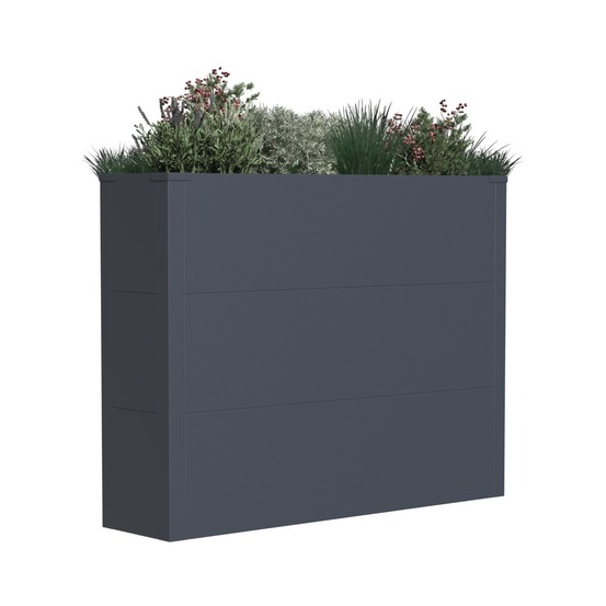 Jardinières pour le secteur de la restauration - 100 x 25 x 77 cm - anthracite
