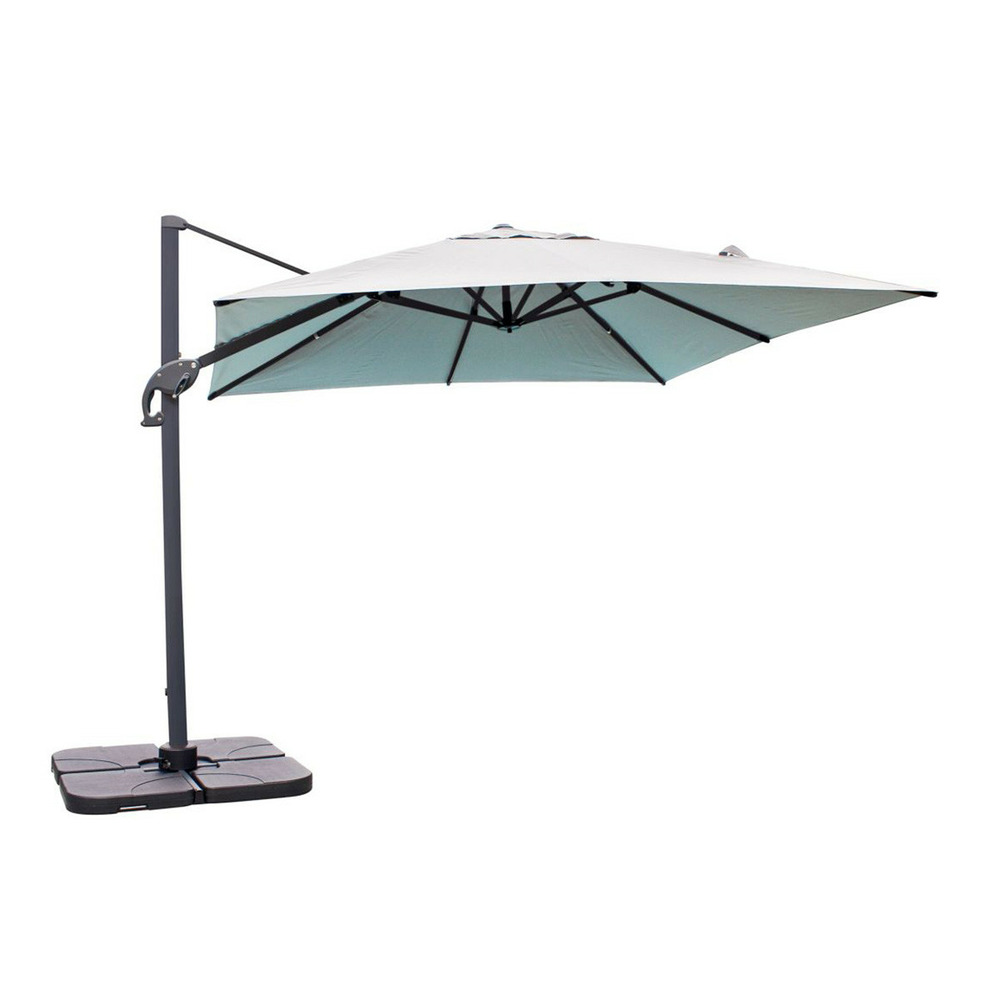 Parasol déporté à manivelle 