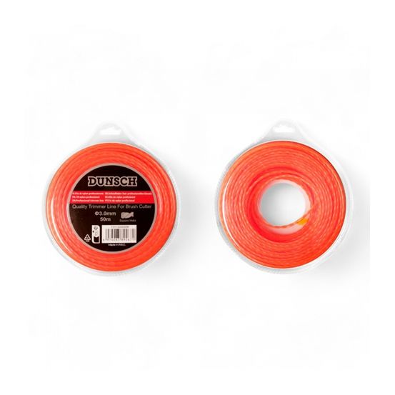 Fil hélicoïdal pour coupe-bordure 3,0mm 50m - dunsch 7311300050h