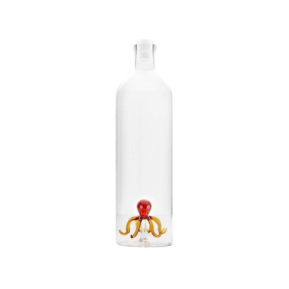 Bouteille décorative en verre atlantis 1.2 l pieuvre