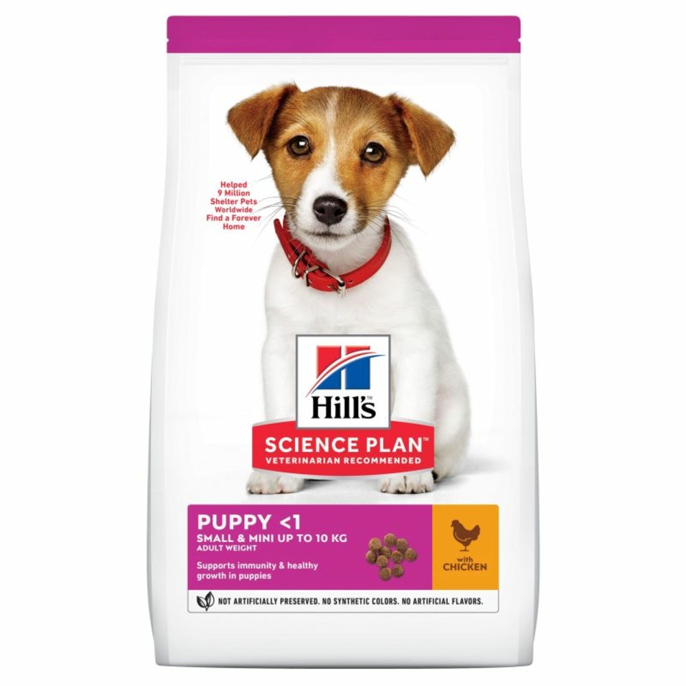 Science plan puppy small / mini poulet - hill's 3 kg