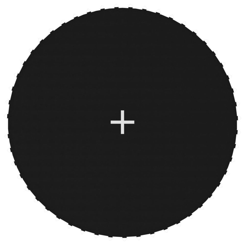 Tapis de saut tissu noir pour trampoline rond de 3,05 m
