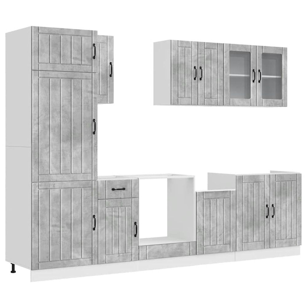 Ensemble de 8 meubles de cuisine 