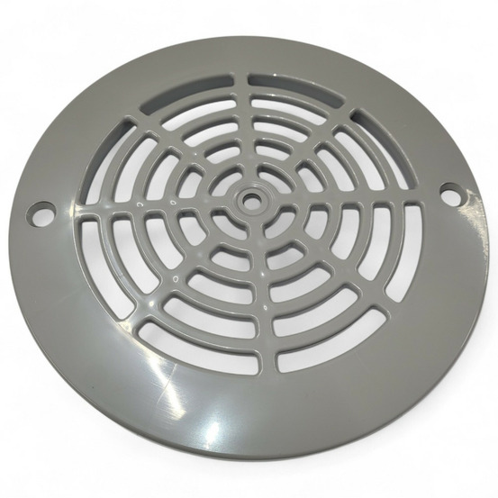 Grille de bonde de fond 196 mm pour cofies gris clair