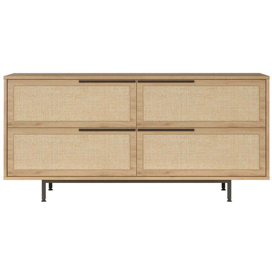 Buffet en aggloméré et effet cannage only