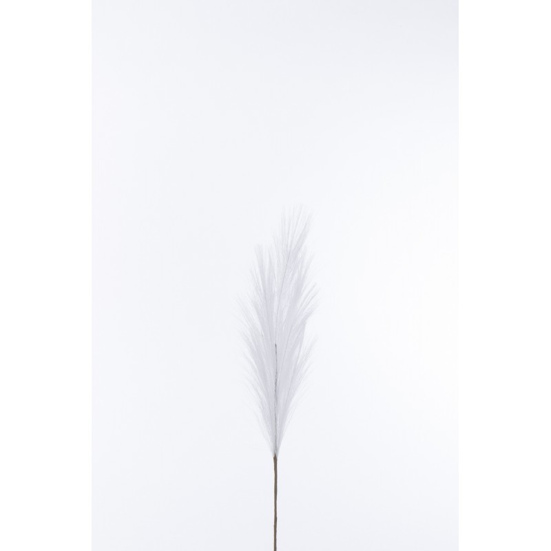 Branche de plumeau en plastique blanc 13x4x70 cm