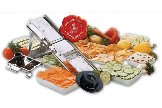 Mandoline classique inox 44 l sans chariot protecteur - bron coucke