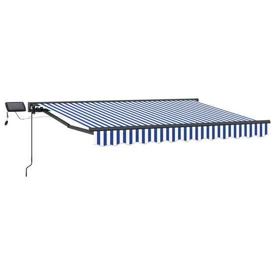 Cadre de store manuel avec leds 2,5 x 2 m