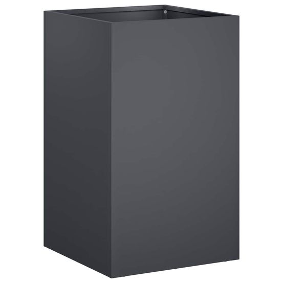 Cache-pot de jardin anthracite 40 x 40 x 50 cm