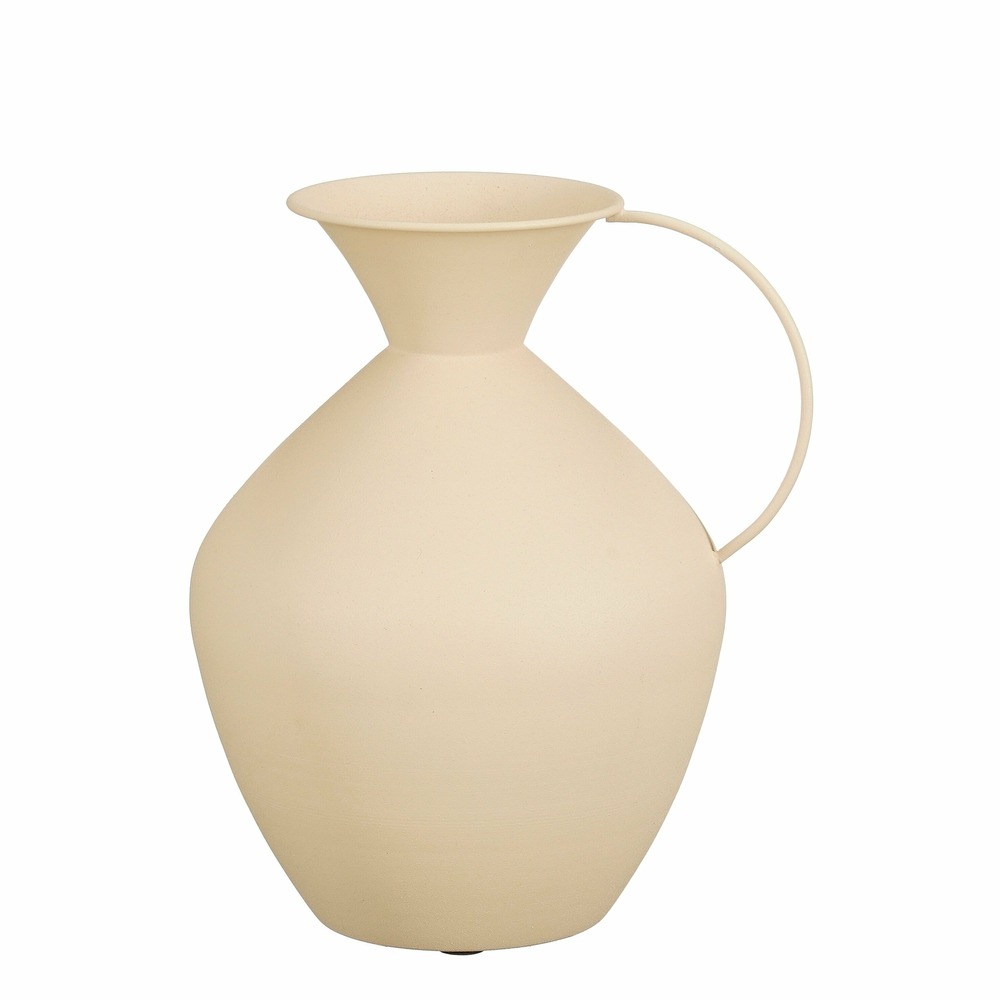 Mica decorations - vase en céramique blanc cassé h31