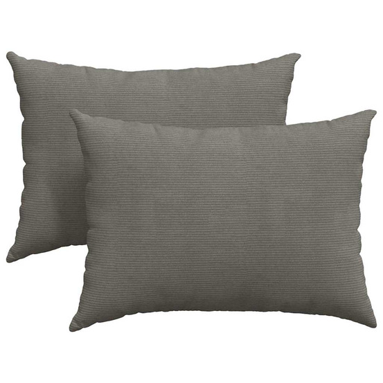 Coussins de canapé 2 pcs gris clair 70 x 50 cm