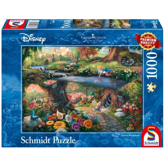 Puzzle alice aux pays des merveilles 1000 pcs