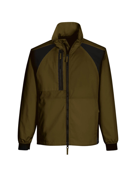 Veste de travail wx2 stretch - m - vert olive - portwest