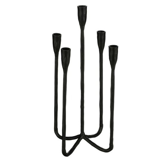 Mica decorations christy chandelier - l23 x l23 x h44 cm - noir