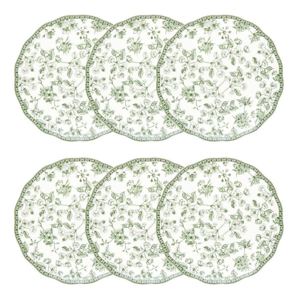 Lot de 6 assiettes à dessert 